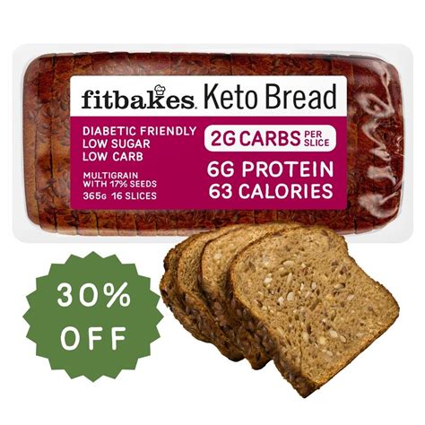 Low Carb Bread Low Carb Low Calorie Keto Loaf Fitbakes®