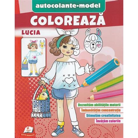 Coloreaza Lucia Autocolante Model EMAG Ro