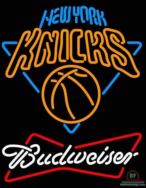 Custom Budweiser New York Knicks Neon Sign Nba Teams Neon Light Neon