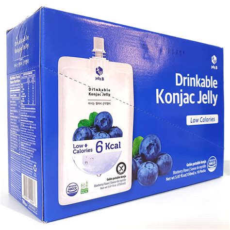 jellyb blueberry flavour drinkable konjac jelly keto store nz keto