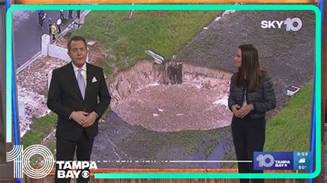 Foot Wide Sinkhole Opens Near Scott Lake In Lakeland Youtube