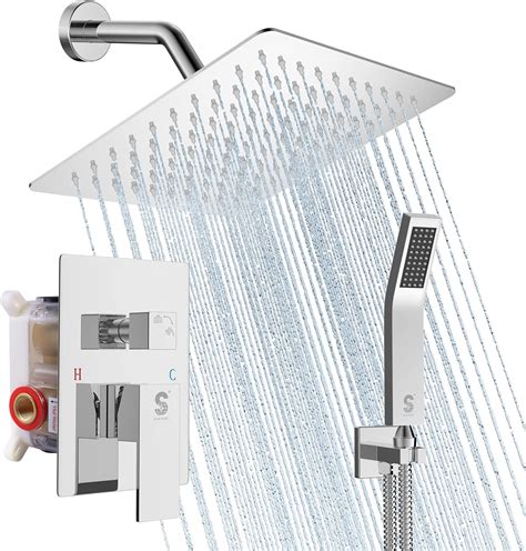 Sr Sun Rise Shower System Shower Faucet Set With 8 Inch Rain Shower