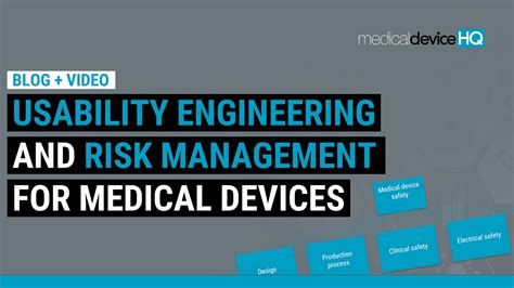 Usability Engineering And ISO 14971 Risk Management For Medical Devices