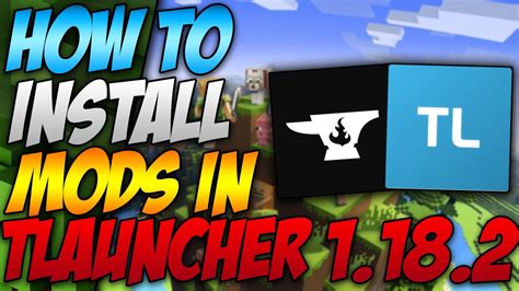 How To Install Mods In Minecraft Tlauncher Youtube