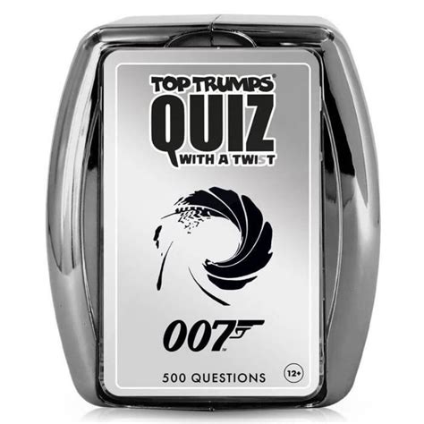 Top Trumps Quiz James Bond Board Game Cdiscount Jeux Jouets