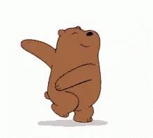 Bear Funny GIF - Bear Funny Skipping - Discover & Share GIFs