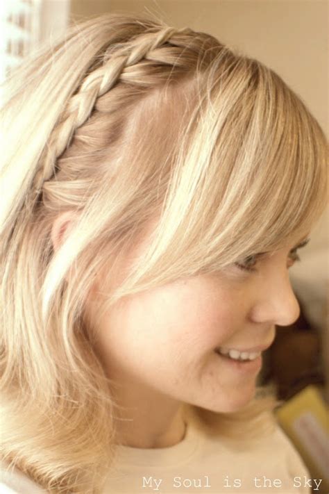 Braided Headband With Bangs