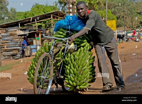 Kampala Uganda 12 April 2017 The Way People Life In Uganda Man Stock