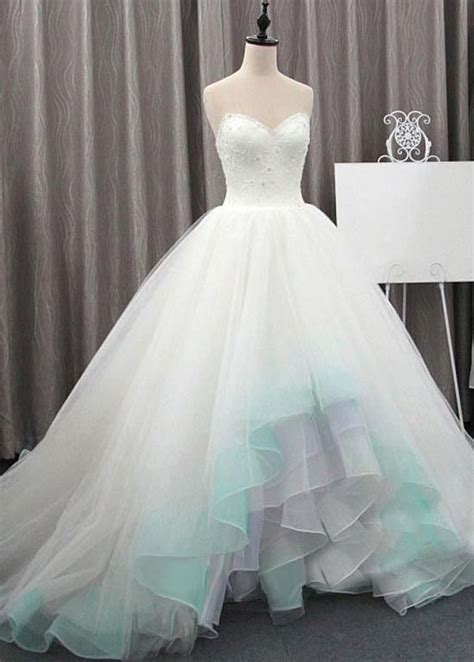 Magbridal Fashionable Tulle And Organza Sweetheart Neckline Ball Gown