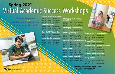 Academic Success Workshops Learning Services