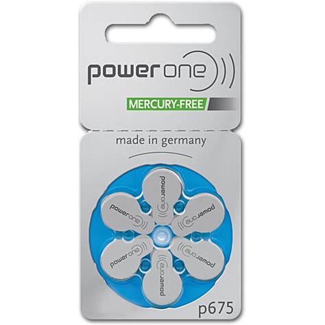 Power One Size 675 Pr44 Mf Zinc Air Hearing Aid Batteries 60 Pack Tanga