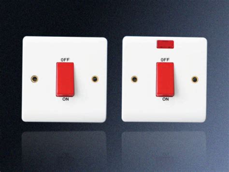 45a 1 Gang Double Pole Switch Single Plate High Quality 45a 1 Gang Double Pole Switch Single