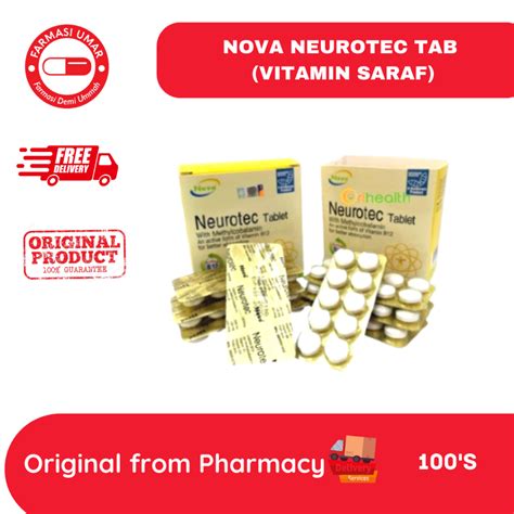 VITAMIN SARAF NOVA NEUROTEC 10x10 S Shopee Malaysia