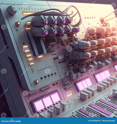 Futuristic Modular Synthesizer Stock Photo Image Of Imagery Digital