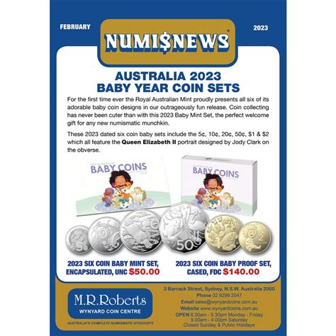 NUMI$NEWS - February 2023 – M.R.Roberts - Wynyard Coin Centre