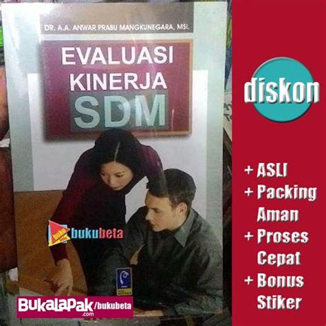 Jual Evaluasi Kinerja Sdm A A Anwar Prabu Mangkunegara Di Lapak Buku