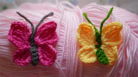 Crochet Butterfly How To Crochet A Beautiful Butterfly Step By Step Youtube