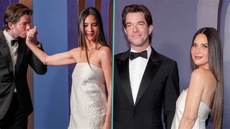 John Mulaney Olivia Munn Show Rare Pda On Governors Awards Red Carpet