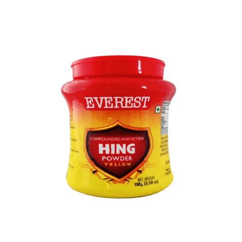 Everest Hing Powder Yellow Compounded Asafoetida G Spice Town