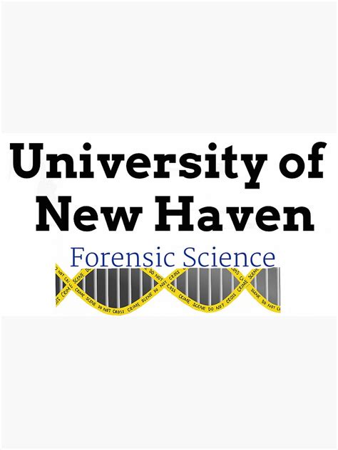 University Of New Haven Forensic Science Sticker For Sale By