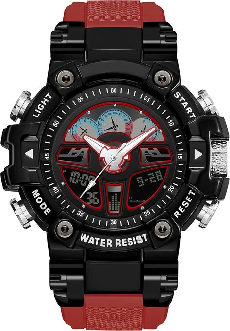 findtime Militär Uhr Herren Digital Armbanduhr Cool Tactical Watch 5