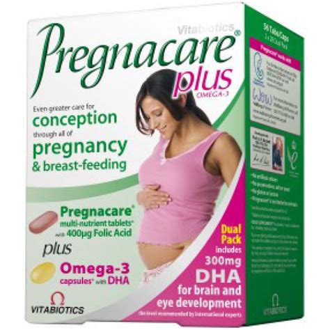 Vitabiotics Pregnacare Plus Pregnancy Supplement With Omega 3 28 Tablets 28 Capsules Free