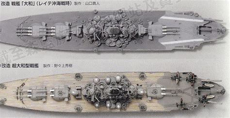 Type 150 Battleship [below] A Yamato Schlachtschiff Und Schlacht