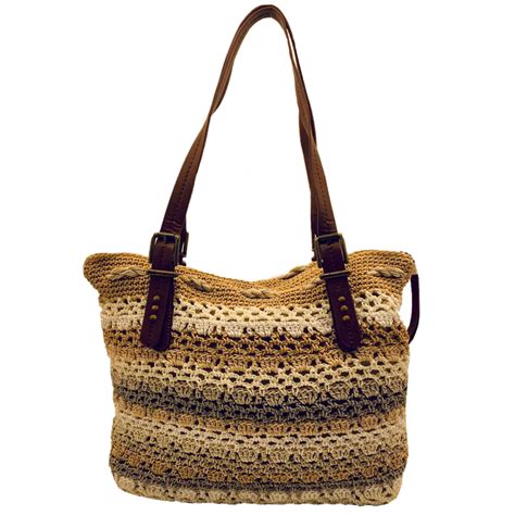 The Sak Originals Amberly Crochet Shoulder Bag Purse Gem