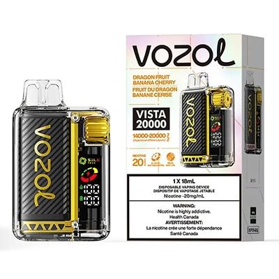 Dragon Fruit Banana Cherry Vista Puff By Vozol Acevaper Canada