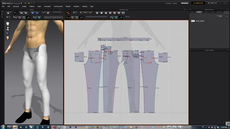 Marvelous Designer Md3 Patterns Solving Problem Pants Jeans Simulate Cloth Modeling Animation