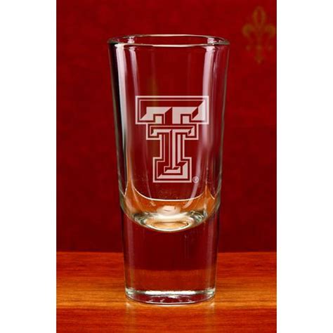 Texas Tech Red Raiders Deep Etched Large Shot Glass