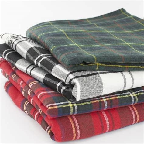 Polyviscose Plaid Fabric Up To 500 Tartans Scotlandshop