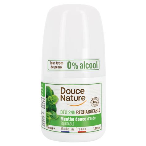 Déodorant à billes Menthe 24H peaux normales 50ml Douce Nature