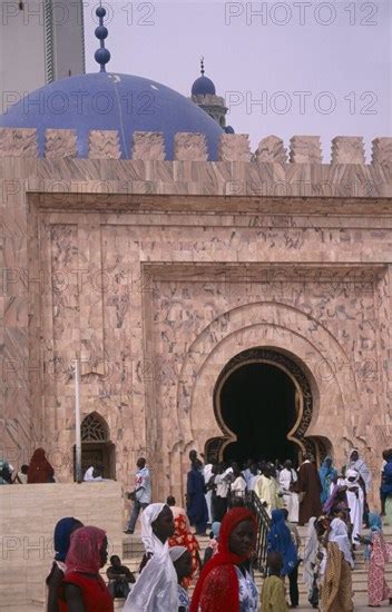 Senegal Touba Great Mosque In The Holy City Of Mouridism With