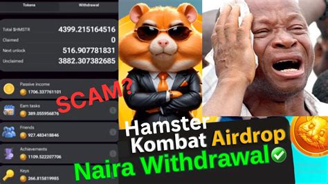 Hamster Kombat Airdrop Update Withdrawal To My Bank Account PAID