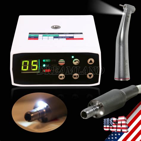 NSK Dental Electric Brushless MicroMotor Fiber Optic 1 5 Increasing