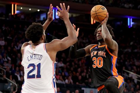 Julius Randle Happy With Knicks Resiliency Vs Embiid Sixers Sports