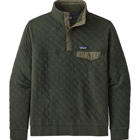 Patagonia Organic Cotton Quilt Snap T Fleece Pullover Mens