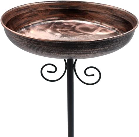 Ouisjyer Metal Bird Baths For Outdoors Small Birdbath Birdfeeder