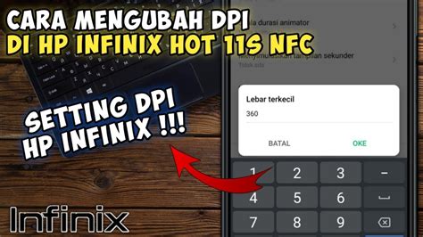 Cara Mengubah Dpi Di Hp Infinix Hot 11s Nfc Mengatur Dpi Infinix