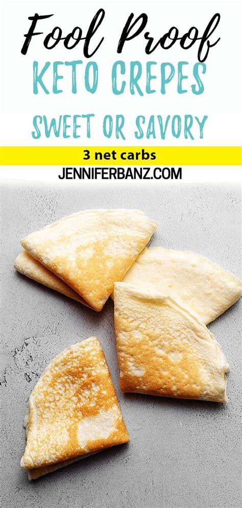 These Easy Keto Crepes Are Fool Proof And Perfectly Pliable For Sweet Or Savory Fillings With