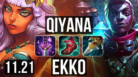 Qiyana Vs Ekko Jng Winrate Legendary Br Diamond