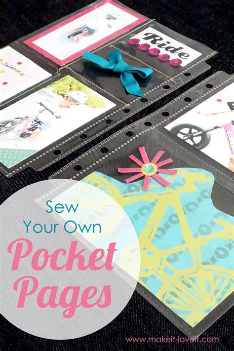 Sew Your Own Pocket Pages | Make It And Love It