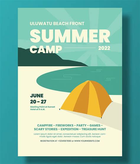 Youth Camp Flyer Template