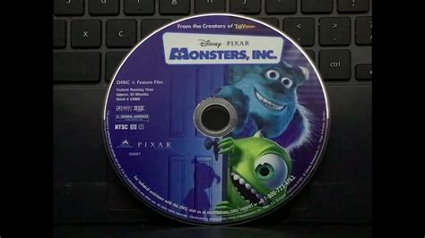 Monsters Inc Collector’s Edition 2002 Dvd Thx Tex 2 Moo Can Dvd🔺📀📺walt Disney Dvd🔺📀📺 Youtube