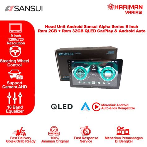 Jual Head Unit Android Sansui Alpha Series Inch Ram Gb Rom Gb