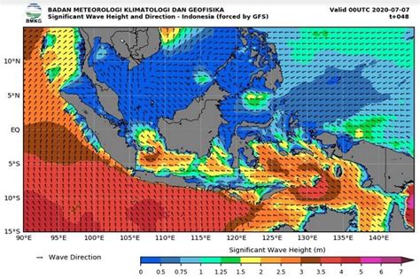 Gelombang Tinggi Hingga Meter Bmkg Minta Nelayan Tak Melaut