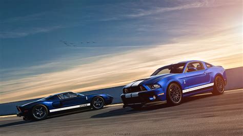 Ford Mustang Shelby GT500 Ford GT Wallpaper - HD Car Wallpapers #5529