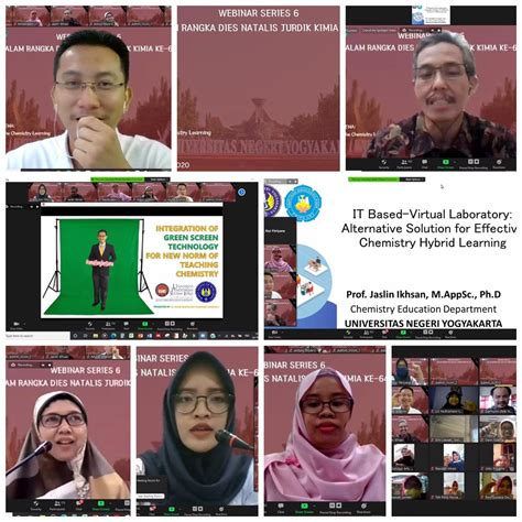 Webinar Series Integrasi Tik Dalam Pembelajaran Kimia Program