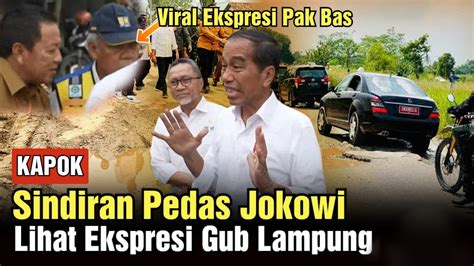 Viral Ekspresi Gubernur Lampung Disindir Jokowi Dicuekin Pak Basuki